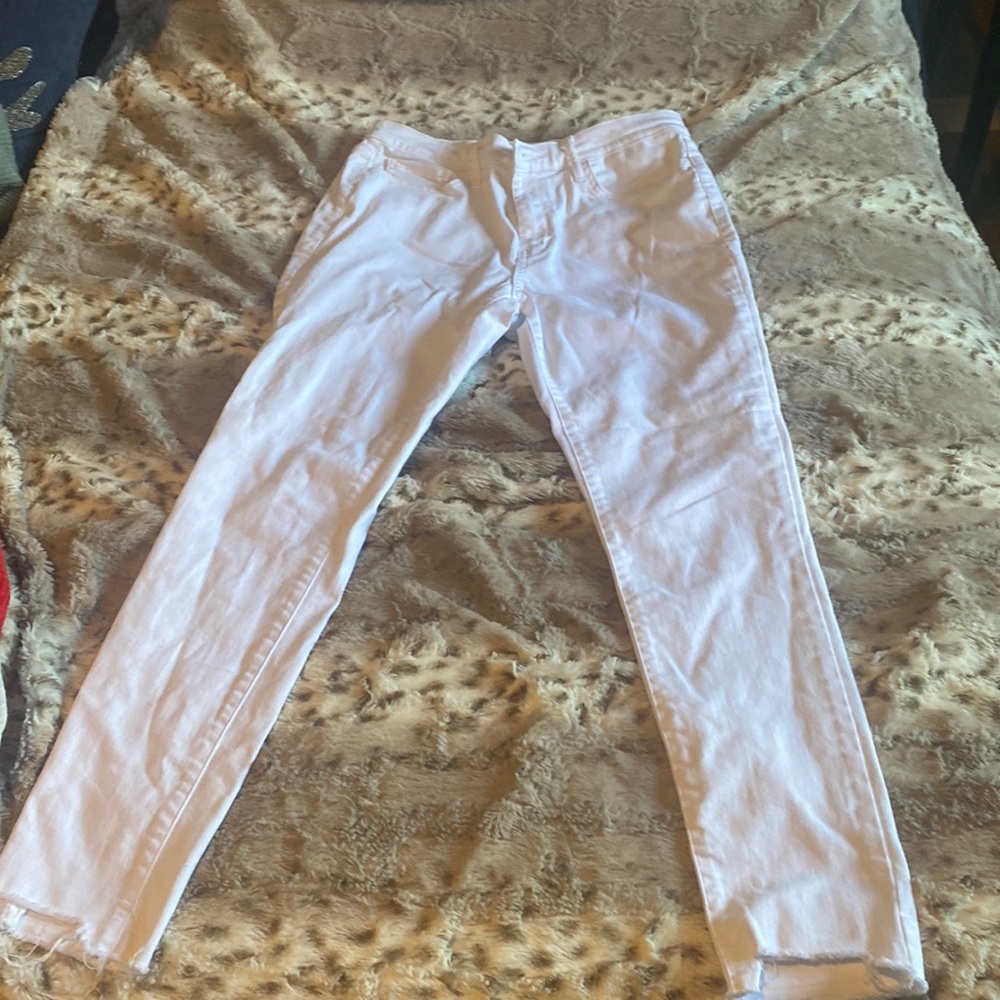 Ana high rise jegging white 10 ankle